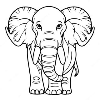 Woolly Mammoth Coloring Pages