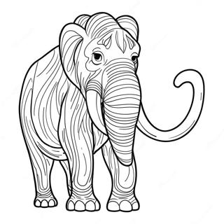 Woolly Mammoth Coloring Page 24551-19718