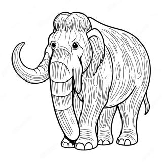 Woolly Mammoth Coloring Page 24551-19719