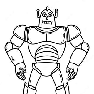 Friendly Iron Giant Coloring Page 24562-19733