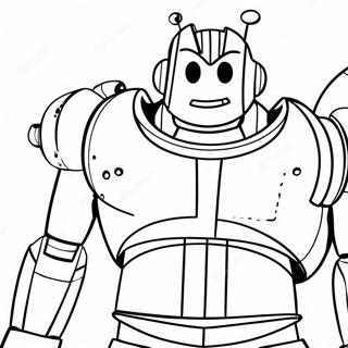 Friendly Iron Giant Coloring Page 24562-19735