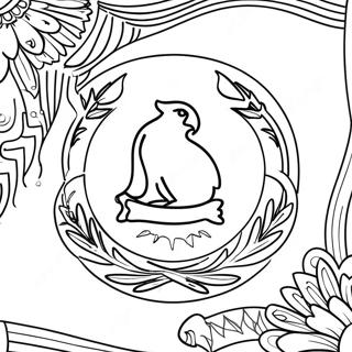 Guatemala Flag Coloring Page 24591-19751