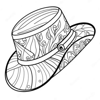 Hat Coloring Page 24601-19758