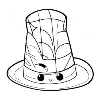 Funny Hat Coloring Page 24602-19765