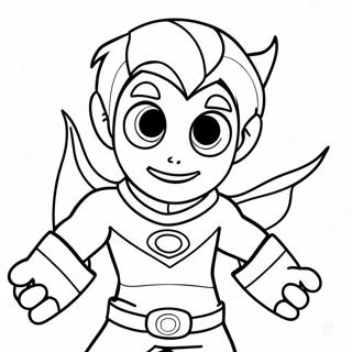 Beast Boy Coloring Page 24611-19761