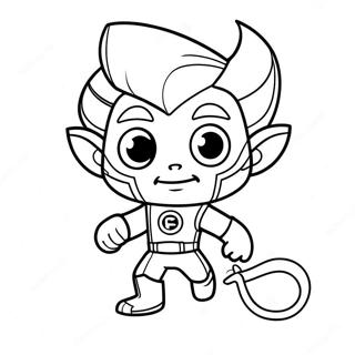 Beast Boy Coloring Page 24611-19762