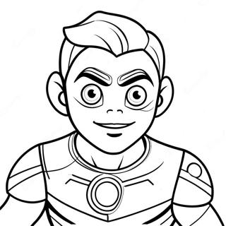 Beast Boy Coloring Page 24611-19764