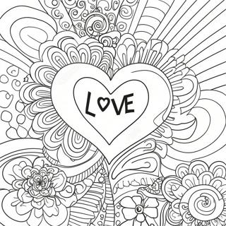 Love Trippy Coloring Page 24641-19792