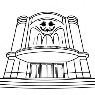 Movie Theater Coloring Page 24671-19814