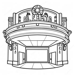 Movie Theater Coloring Page 24671-19816