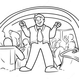 Exciting Movie Scene Coloring Page 24672-19817