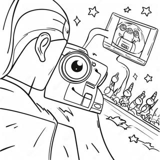 Exciting Movie Scene Coloring Page 24672-19819