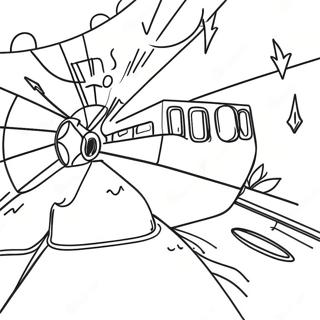 Exciting Movie Scene Coloring Page 24672-19820