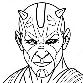 Darth Maul Coloring Pages