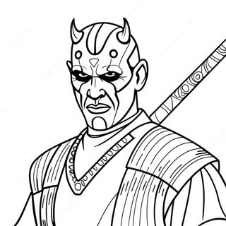 Darth Maul Coloring Page 24681-19824