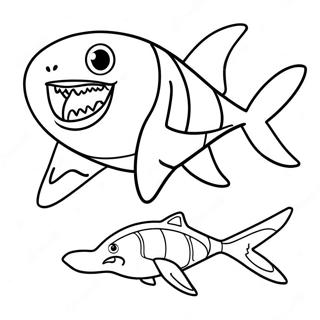 Shark Boy Coloring Pages