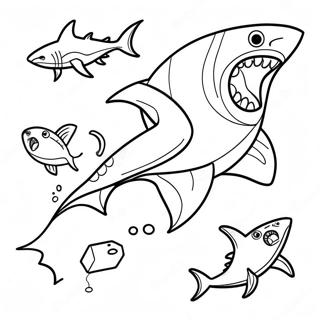 Shark Boy Coloring Page 24701-19834