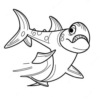 Shark Boy Coloring Page 24701-19836