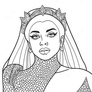 Lady Gaga Coloring Pages