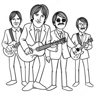 Beatles Coloring Pages