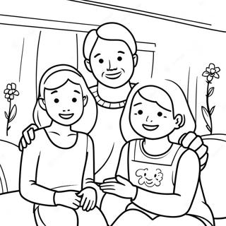 Sweet Family Moments Coloring Page 24772-19894