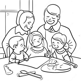 Sweet Family Moments Coloring Page 24772-19895