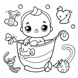 Baby Shower Abc Coloring Pages