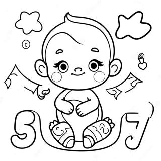 Baby Shower Abc Coloring Page 24781-19903