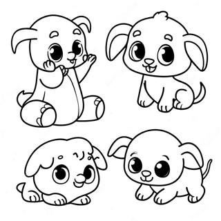 Cute Baby Animals Abc Coloring Page 24782-19921