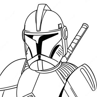 Clone Trooper Coloring Page 2481-2027