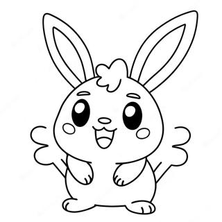 Scorbunny Coloring Page 24821-19934