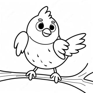 Red Bird Angry Coloring Page 24862-19973