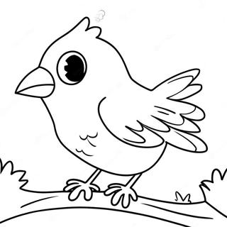 Red Bird Angry Coloring Page 24862-19974