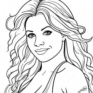 Shakira Coloring Pages