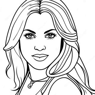 Shakira Coloring Page 24881-19984