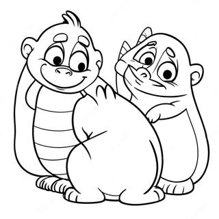 Dreamworks Coloring Pages