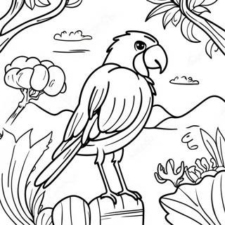 Vibrant Costa Rica Wildlife Coloring Page 24902-20003