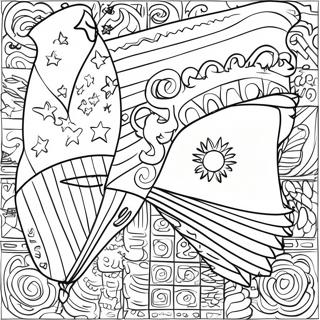 Hispanic Flags Coloring Page 24911-20007