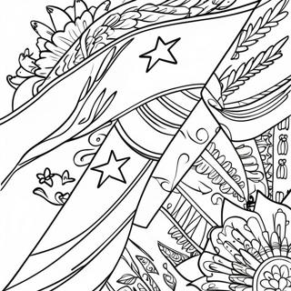 Hispanic Flags Coloring Page 24911-20008