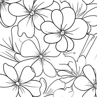 Cherry Blossom Petals Coloring Page 24922-20018