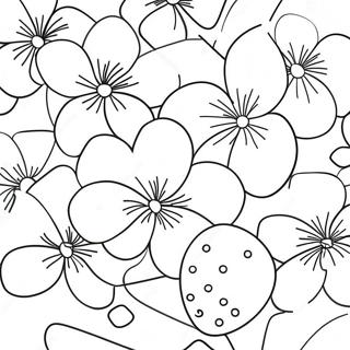 Cherry Blossom Petals Coloring Page 24922-20019