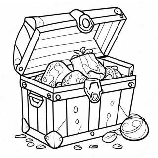 Treasure Chest Coloring Page 24931-20021