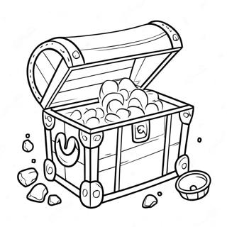 Pirate Treasure Chest Coloring Page 24932-20026