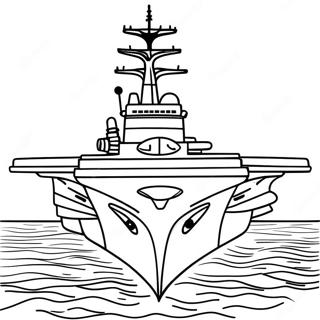 Aircraft Carrier Coloring Page 24951-20039