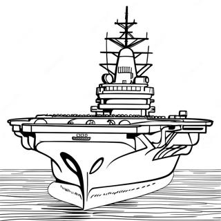 Aircraft Carrier Coloring Page 24951-20040