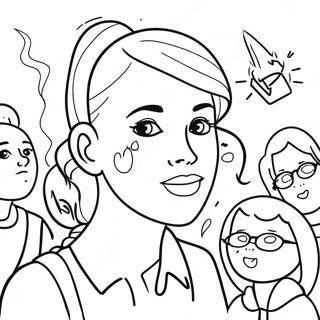 Empowering Anti Bullying Message Coloring Page 24962-20050