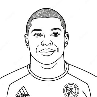 Mbappe Coloring Pages