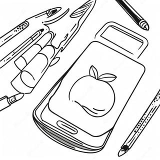 Iphone Coloring Page 25041-20105