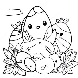 Easter Adult Coloring Page 25051-20117