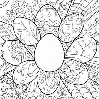 Elegant Easter Egg Designs Coloring Page 25052-20126